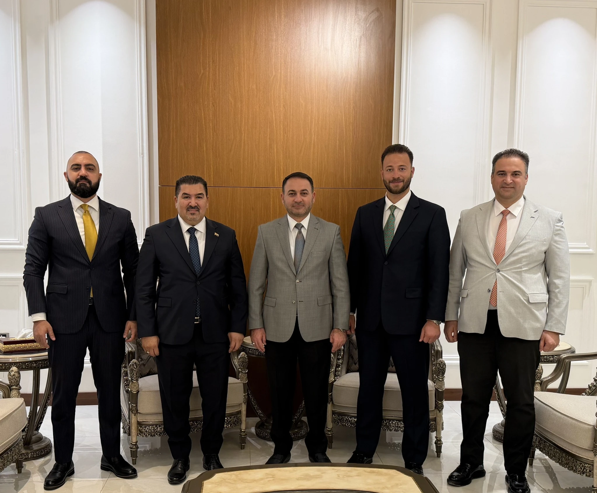 Al Rabba Group leadership meeting with Iraq’s Minister of Trade at the Ministry headquarters in Baghdad